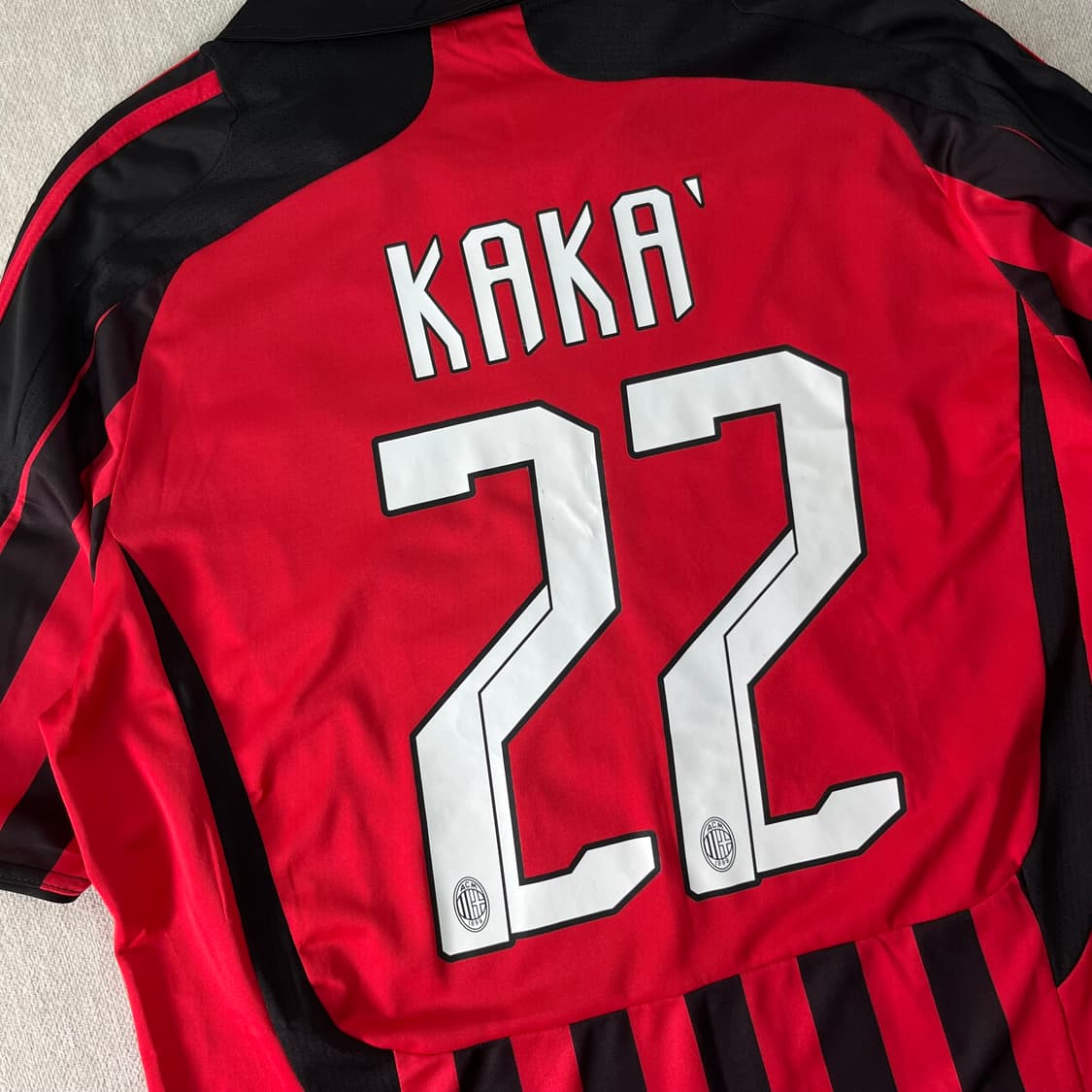 105 아디다스 07-08 AC밀란 카카 반팔 유니폼 상품이미지8