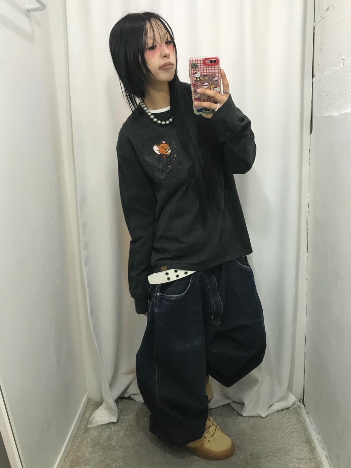 Vanson X Tom&Jerry Embroidery L/S 상품이미지4