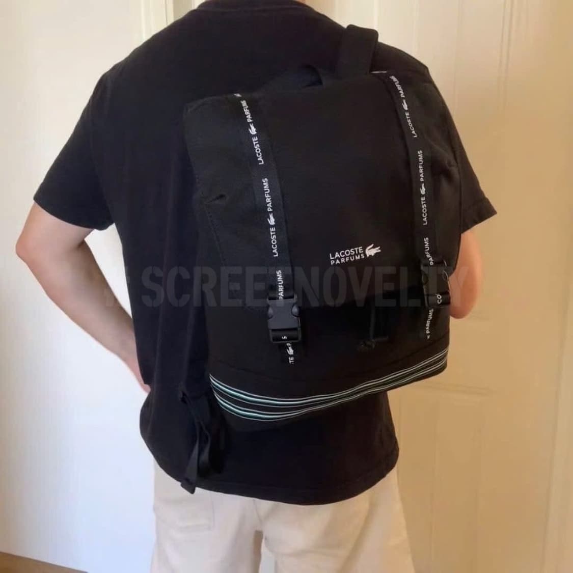 라코스테 퍼퓸 리미티드 백팩 블랙 상품이미지3