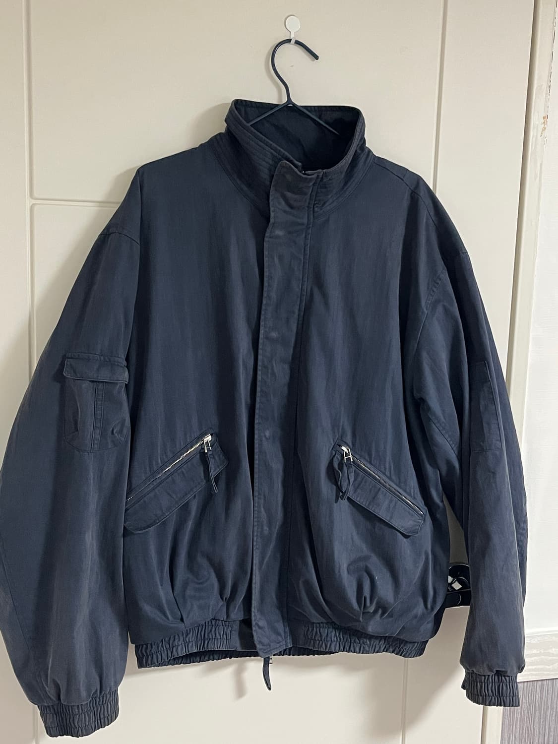 999humanity 어드벤처 블리치드 봄버 재킷 L (페이디드 네이비) 상품이미지3