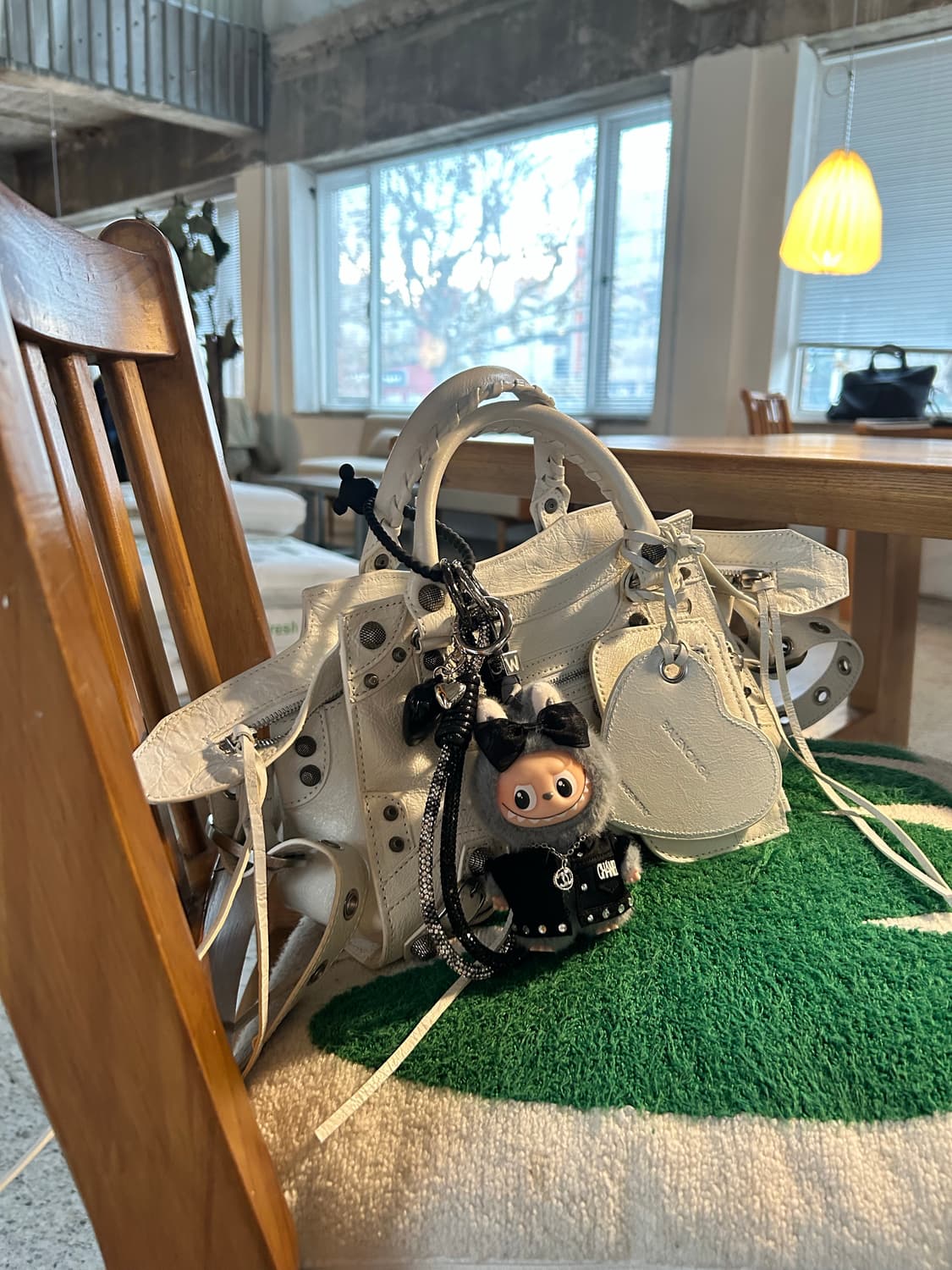 🐰미니라부부 내 마음속 비밀번호”W”커스텀키링 상품이미지8