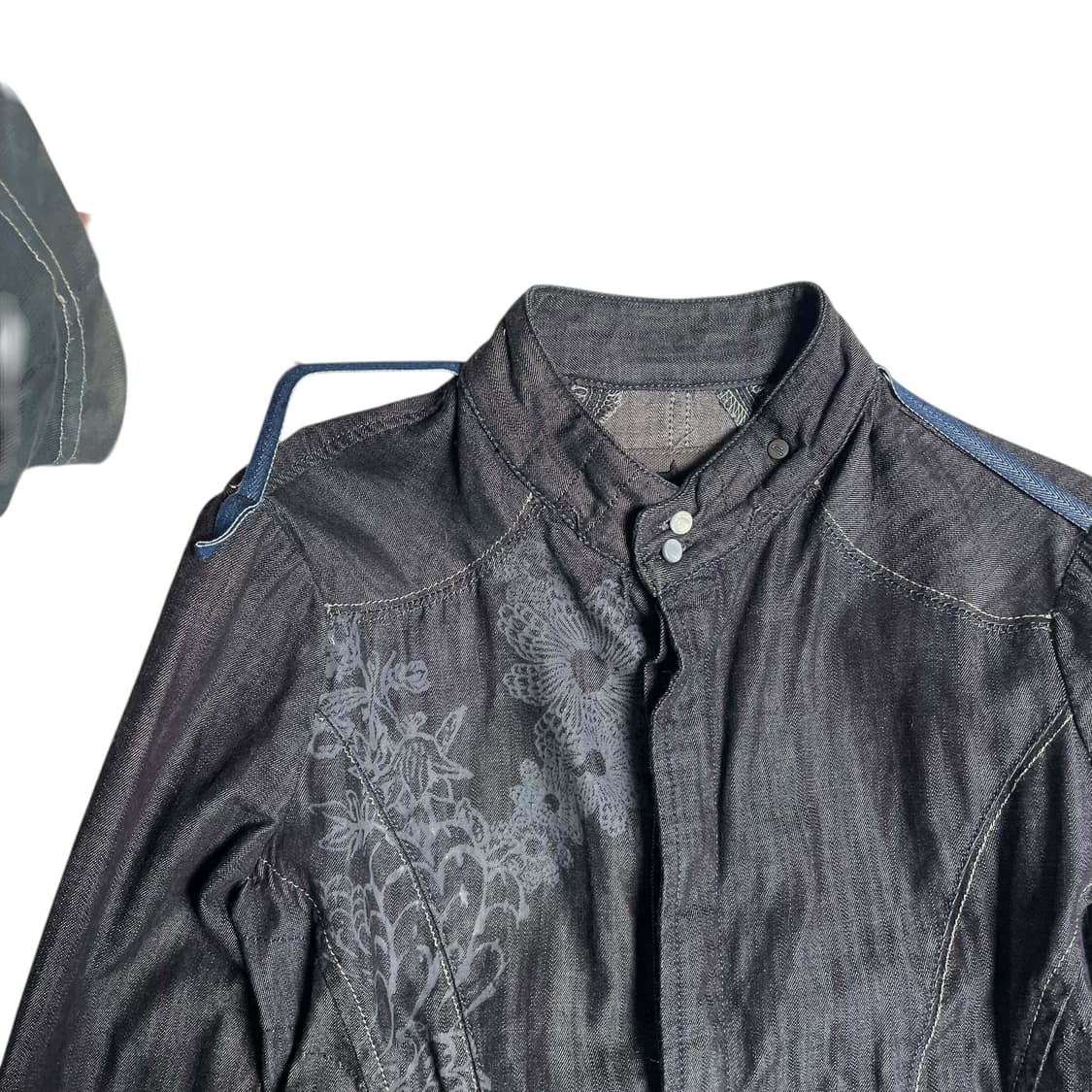 Diesel 플라워 프린팅 스티치 데님 자켓 상품이미지9