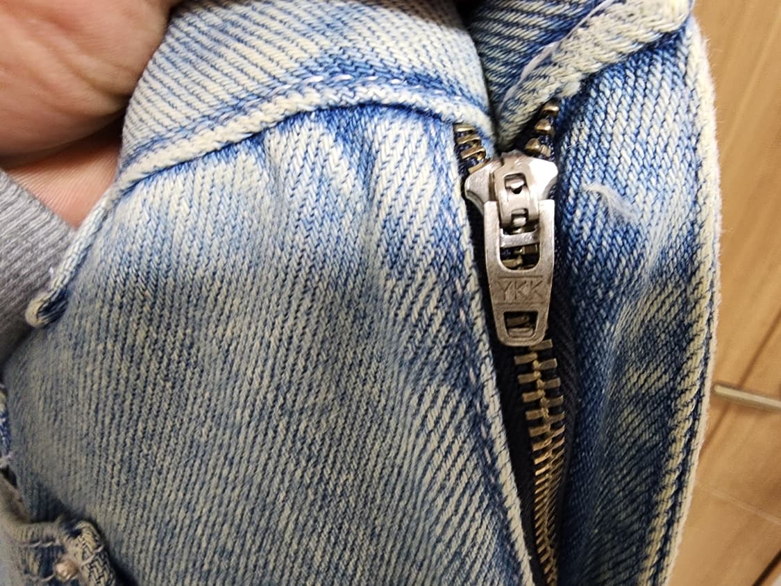 (XS)여성 YCH 와이드 데님 팬츠 상품이미지7