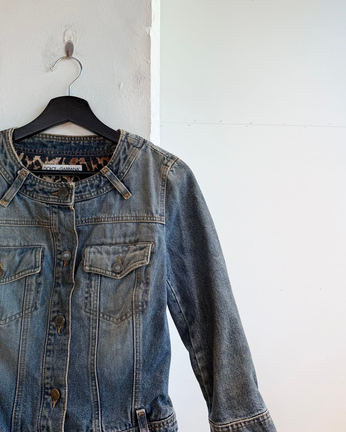 돌체앤가바나 데님 00s 크롭 자켓  상품이미지5