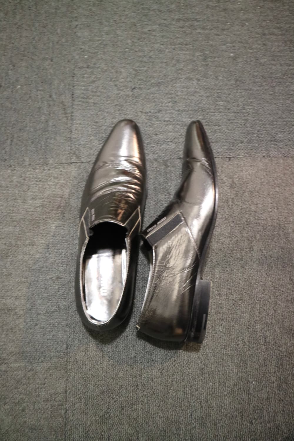 Miu Miu silver derby 상품이미지3