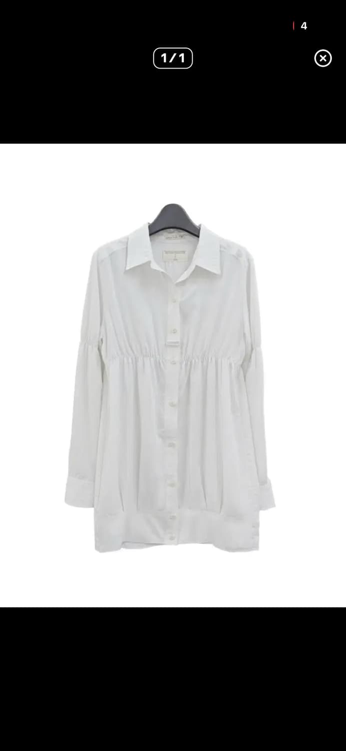 eonts 에옹쓰 페이드 볼륨셔츠 택달린 새제품 상품이미지1