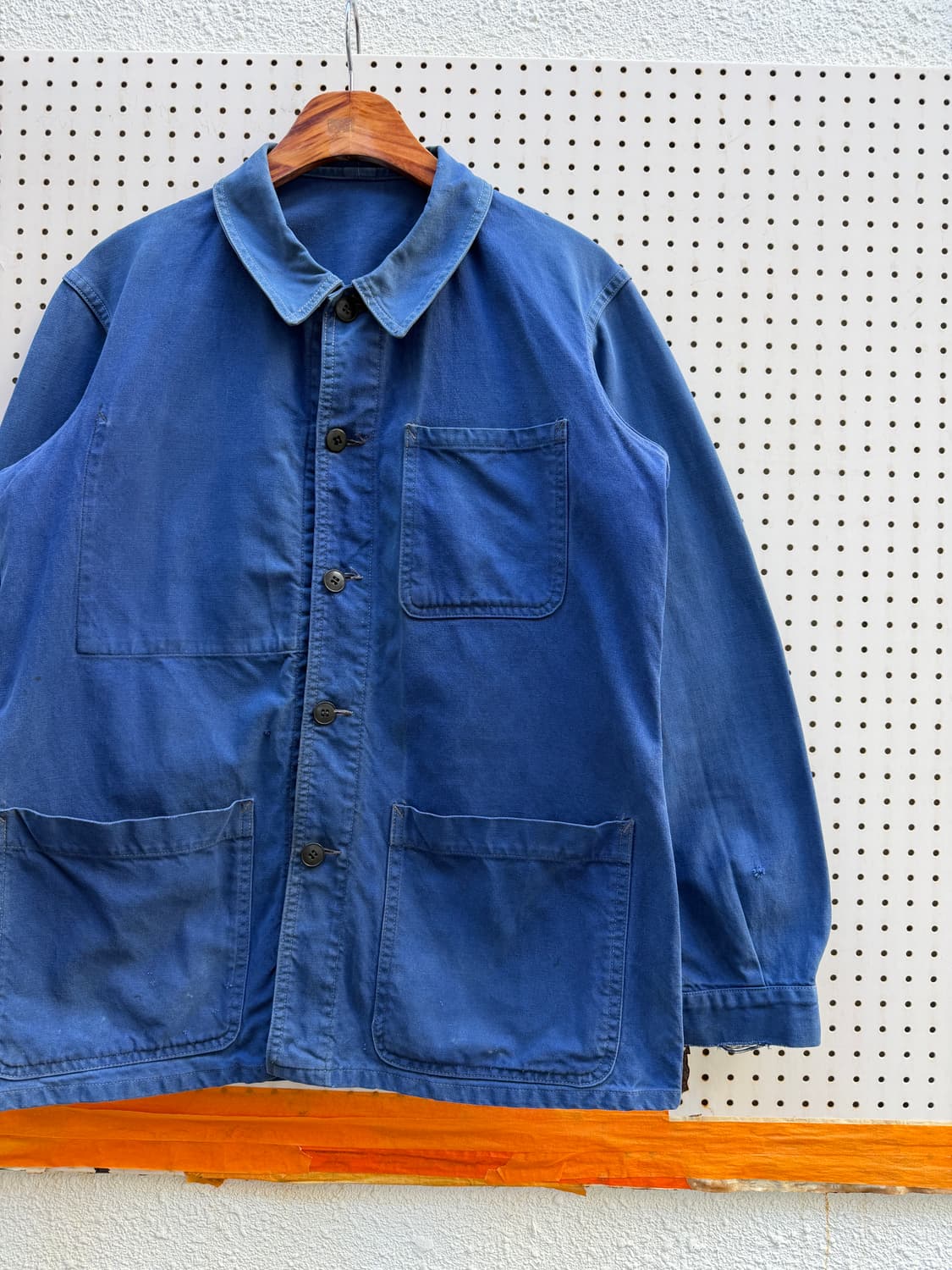 1950s OLD MODEL ROUND COLLAR 50s프렌치워크자켓 상품이미지4