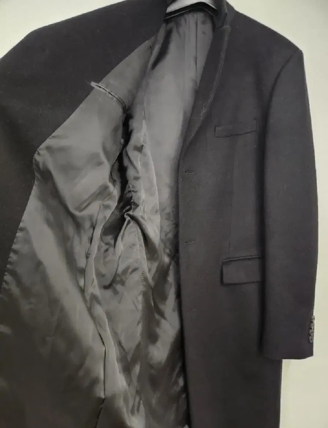 띠어리 싱글 캐시미어 코트 상품이미지7