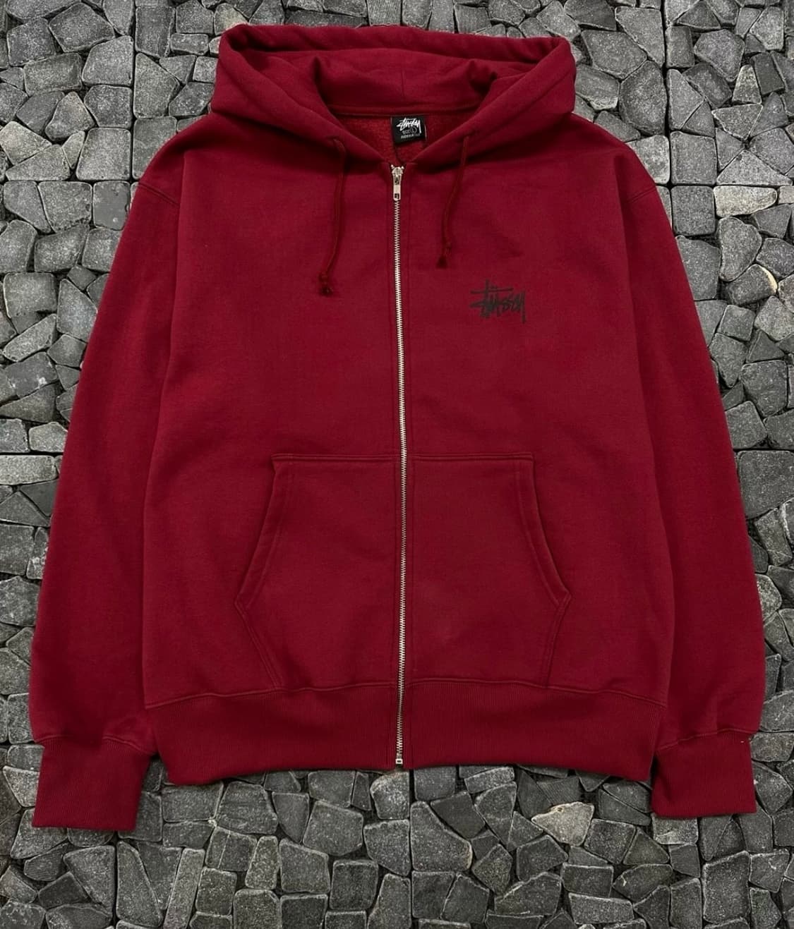 스투시 베리 베이직 후드집업 M/L  상품이미지3