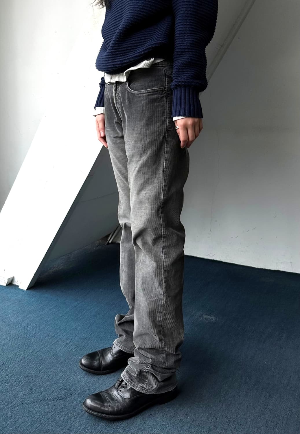 5pkt narrow cord straight pants 상품이미지5