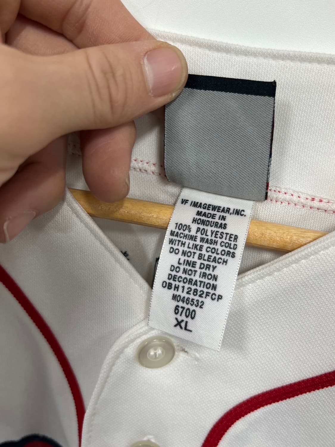 마제스틱 레드삭스 케빈 유킬리스 마킹 유니폼 반팔 져지 상품이미지6