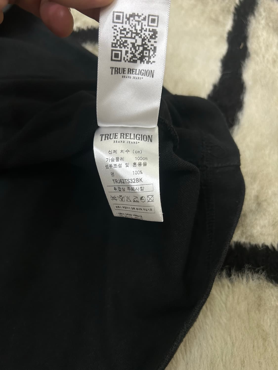 [L]트루릴리전 오리진 오버핏 반팔/블랙 상품이미지5