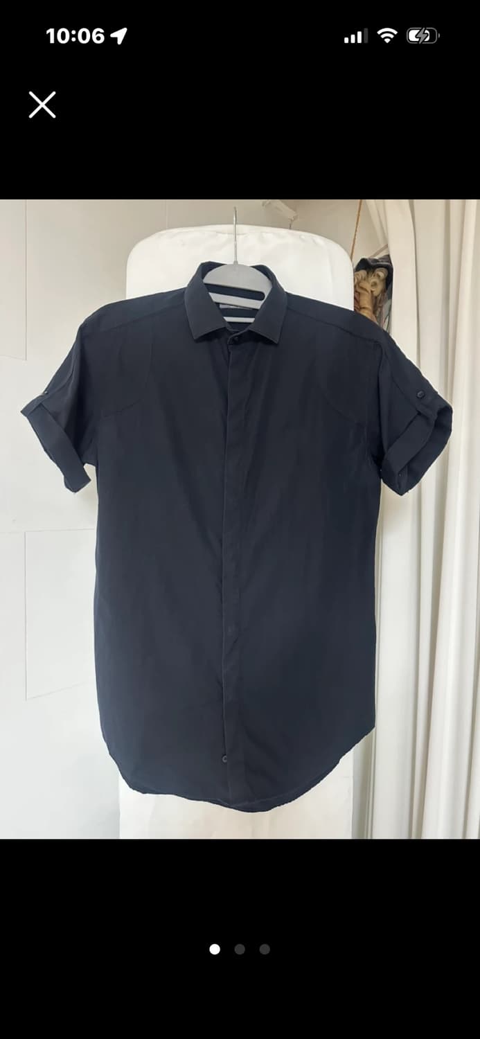 자라 Zara man 블랙반팔셔츠 상품이미지1