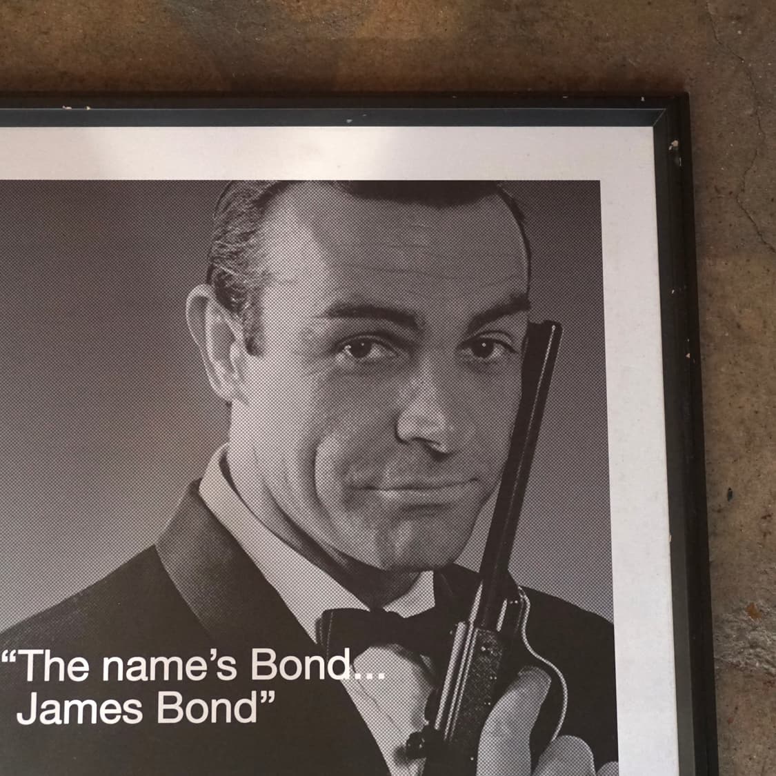 빈티지 소품 제임스본드 007 숀코네리 포스터 액자 상품이미지2