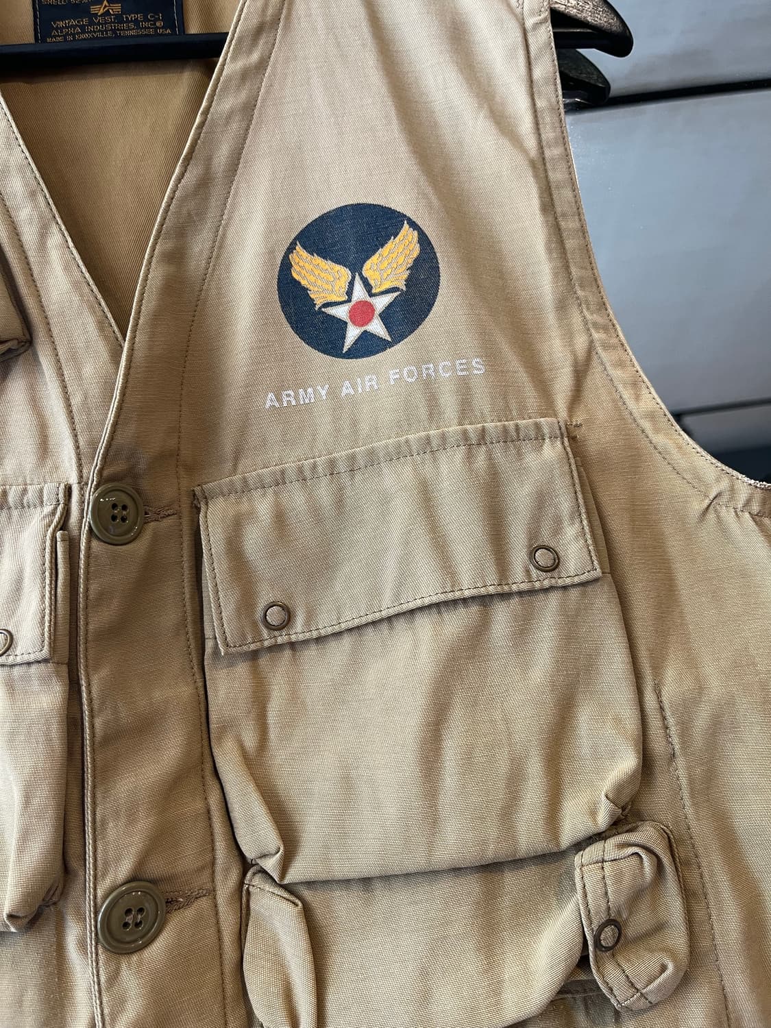 알파인더스트리 멀티포켓 밀리터리 공군 AIR FORCES 빈티지 C-1  상품이미지3