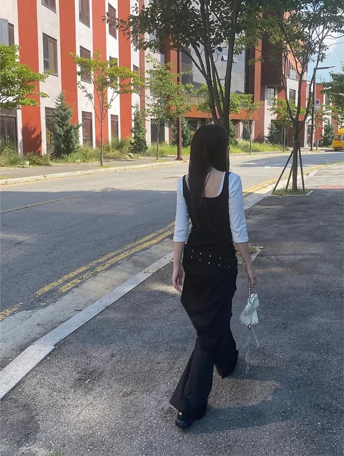 새상품) 더니로 언발 셔링 원피스 상품이미지9