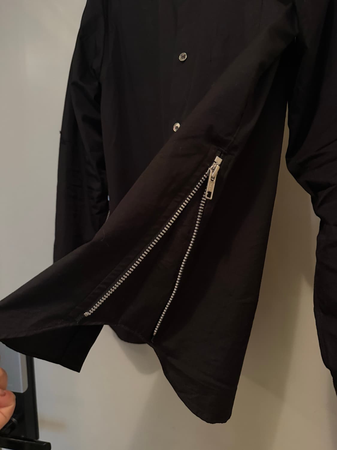 꼼데가르송 옴므듀스 사이드 지퍼 셔츠 xs 상품이미지2