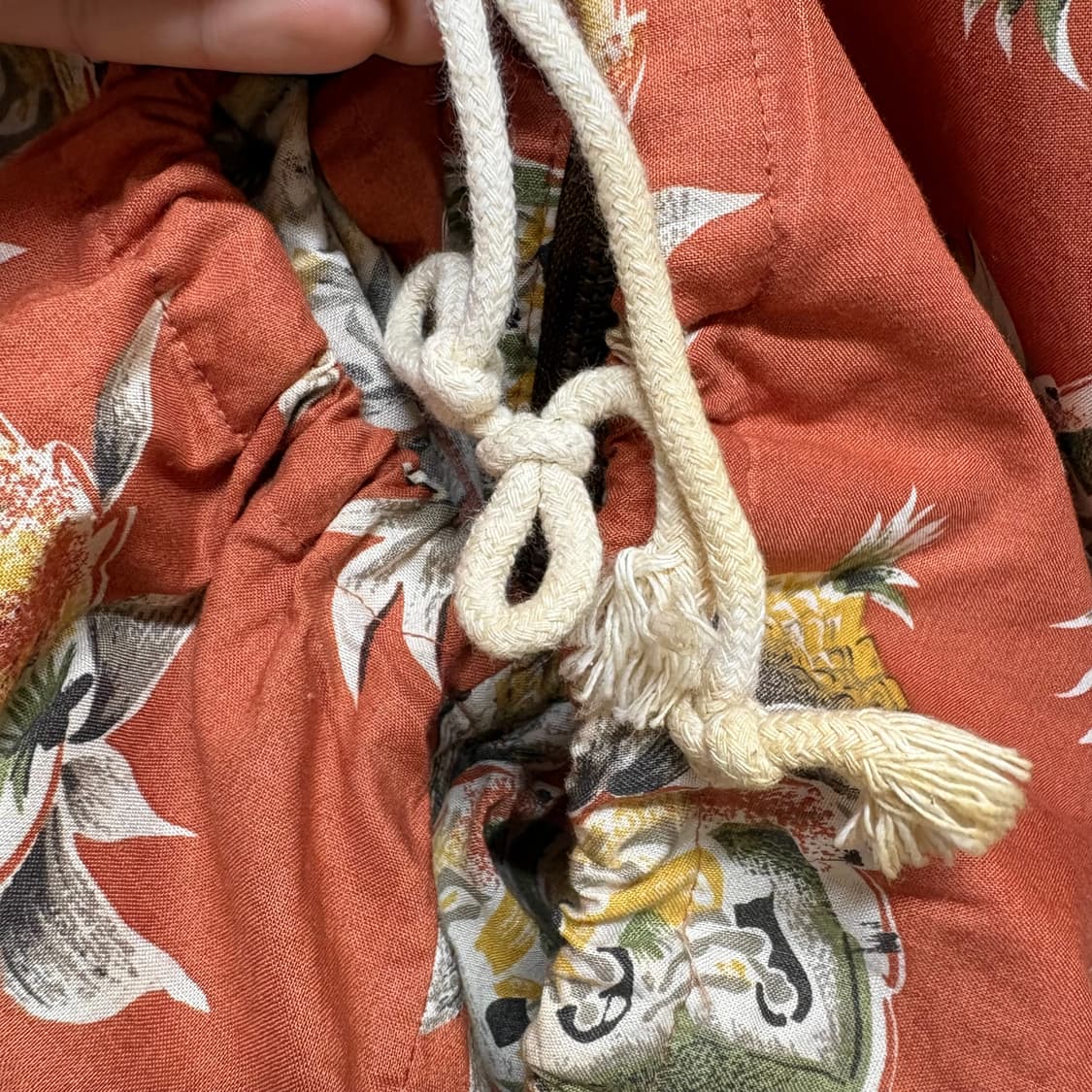 하와이안 후드 패턴 집업 점퍼 자켓 JPN 상품이미지4