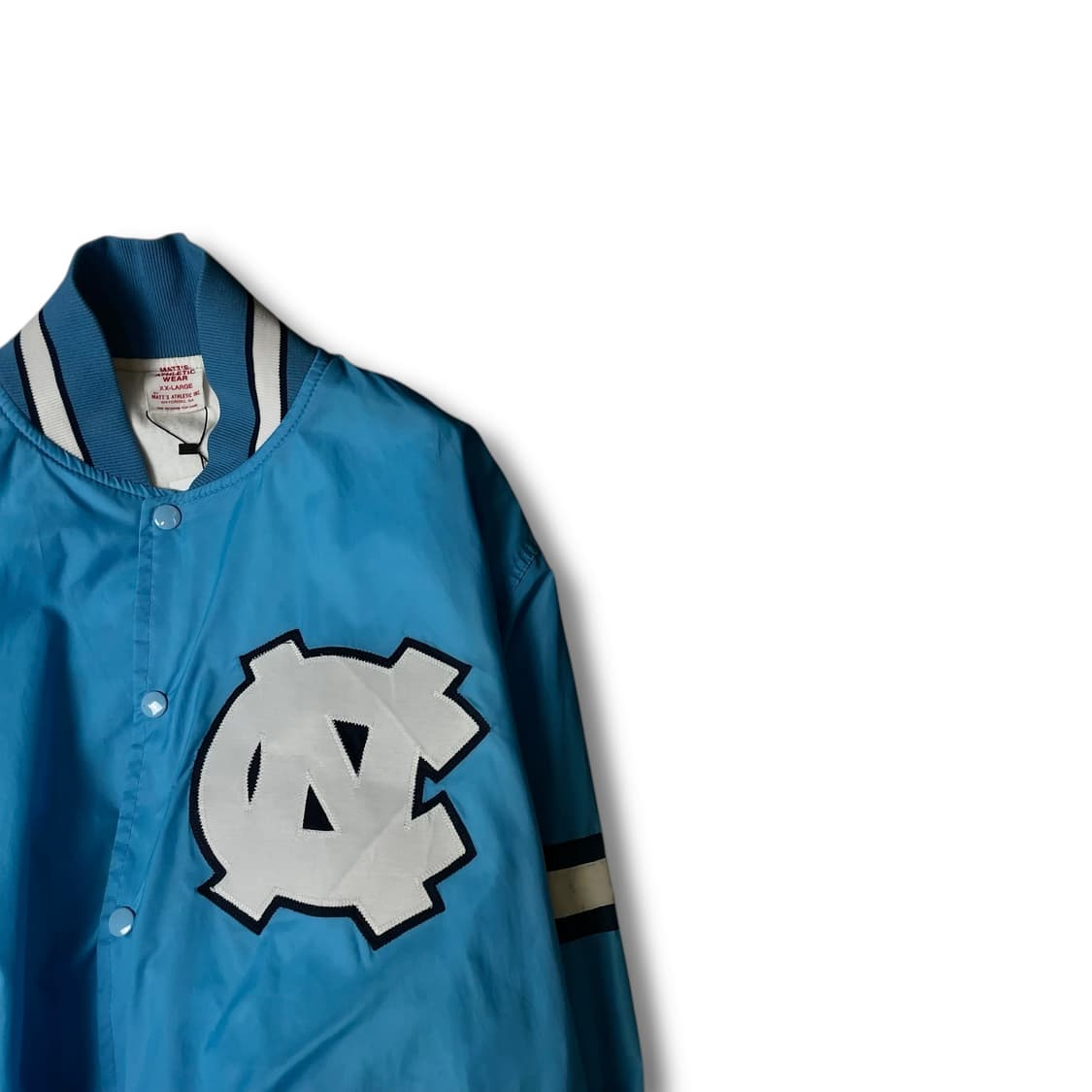 빈티지 노스캐롤라이나 빅로고 블루 바시티 자켓 2XL 상품이미지2