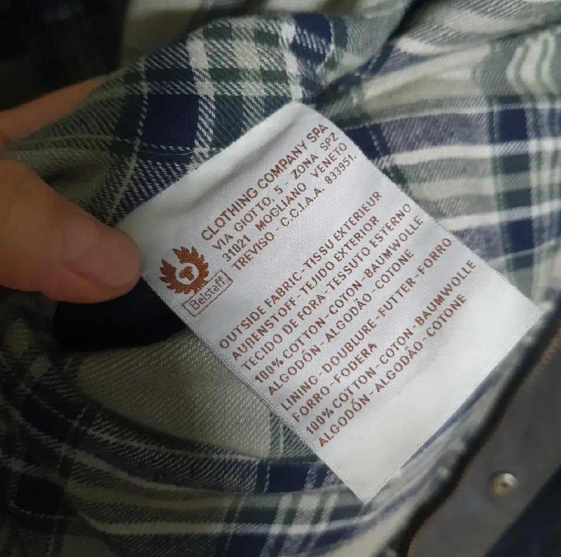 벨스타프 왁스 자켓 L 상품이미지5