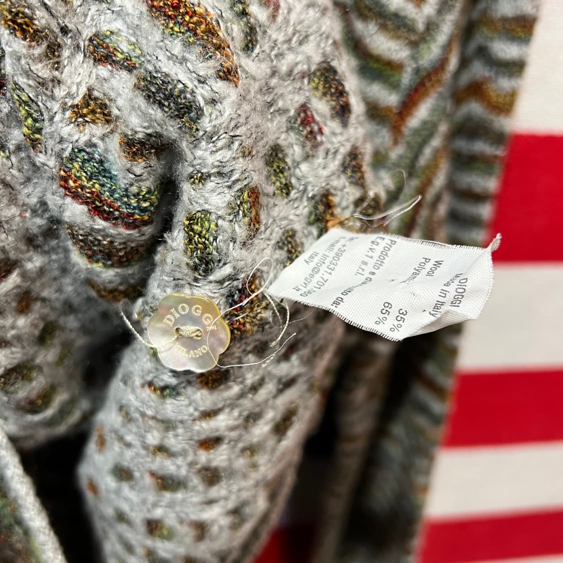 밀라노 이태리 Dioggi 빈티지 패턴 가디건 상품이미지4