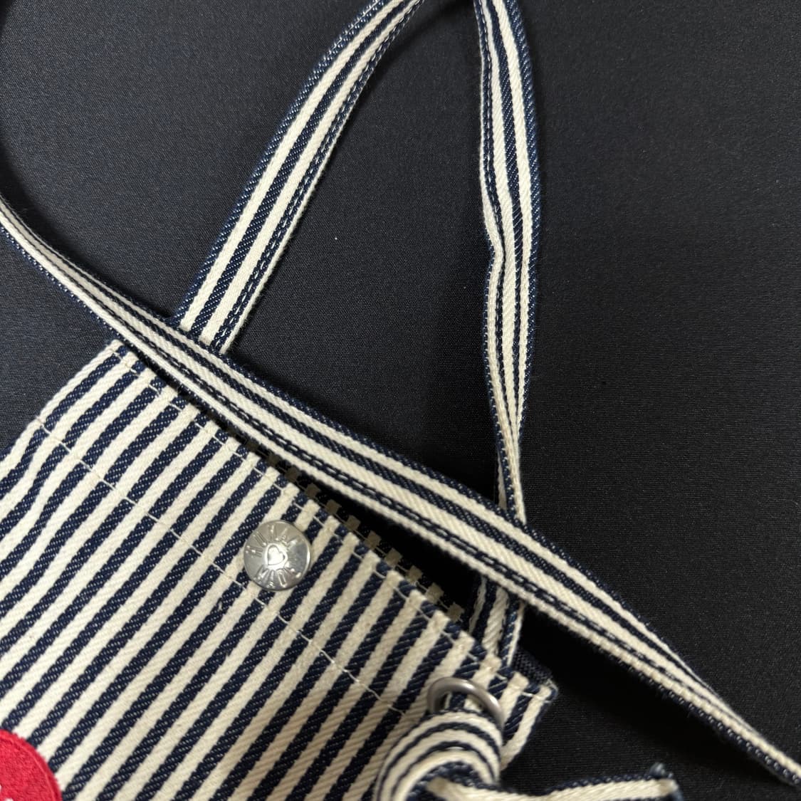 휴먼메이드 미니 스트라이프 블루 숄더백 상품이미지2