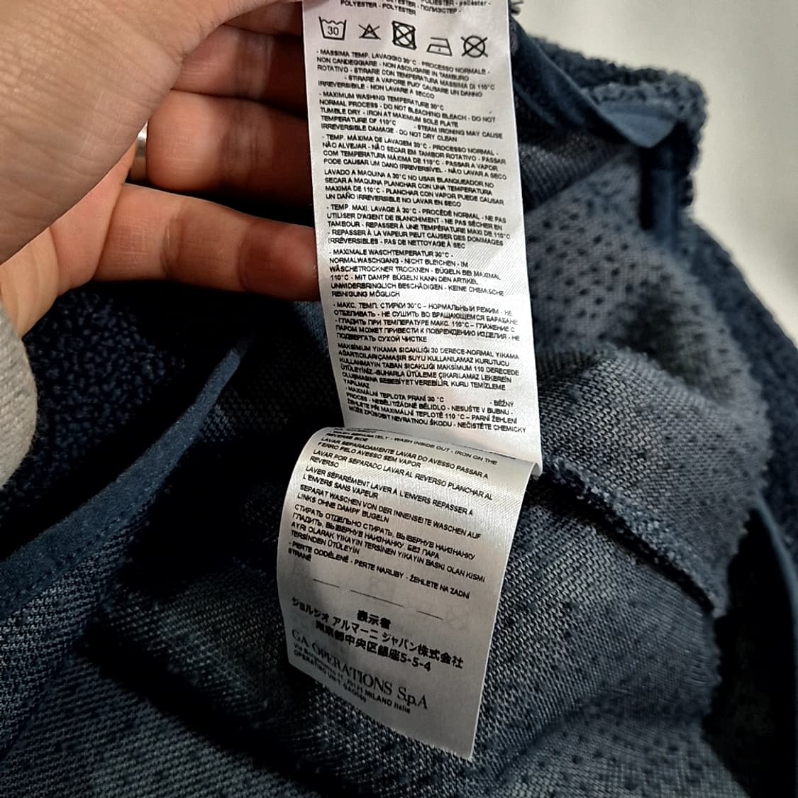 Armani exchange 아르마니 익스체인지 양털 후리스 자켓 상품이미지7