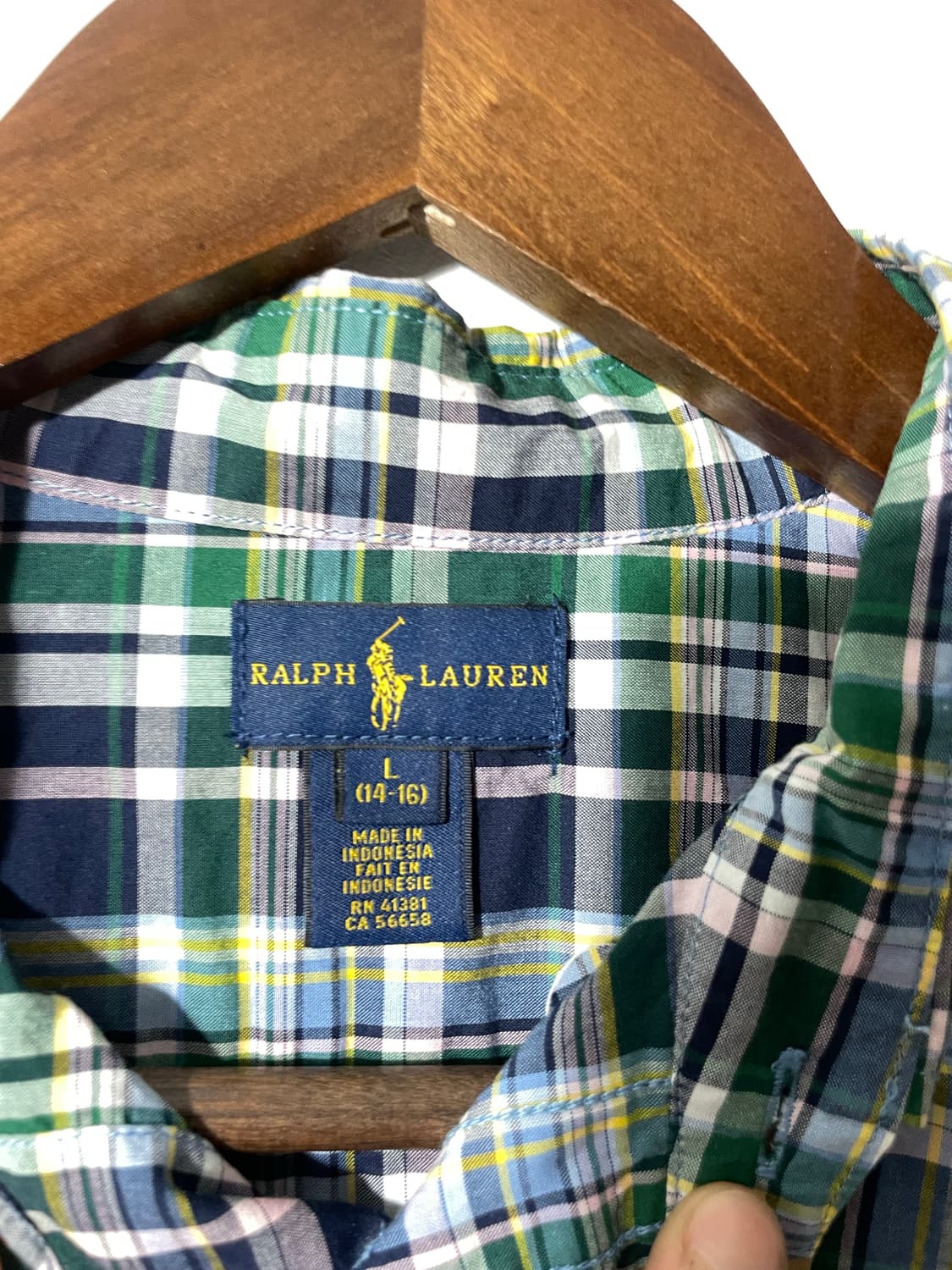 폴로랄프로렌 멀티컬러 체크셔츠 상품이미지8