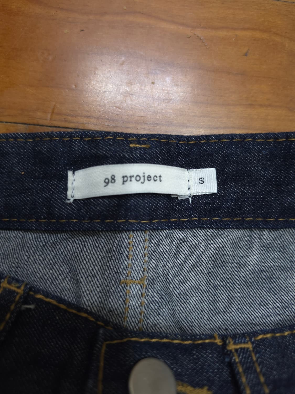 98프로젝트 롱 데님 스커트 상품이미지4