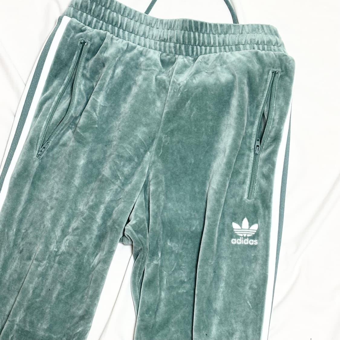 빈티지 아디다스 y2k 빈트 벨벳 트레이닝 팬츠 상품이미지2