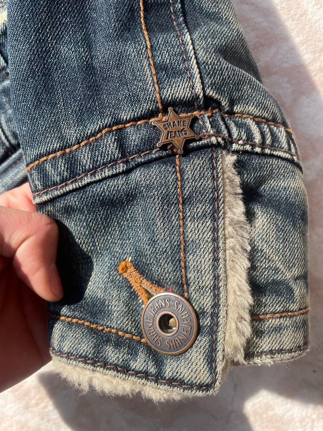 빈티지 웨스턴 쉐르파 데님자켓 상품이미지6