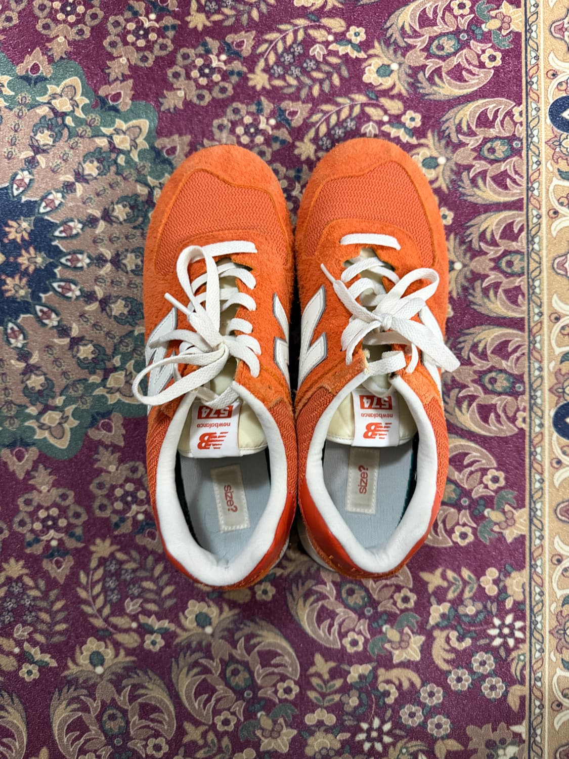 뉴발란스 Size 콜라보 오렌지 295사이즈 팝니다 상품이미지1