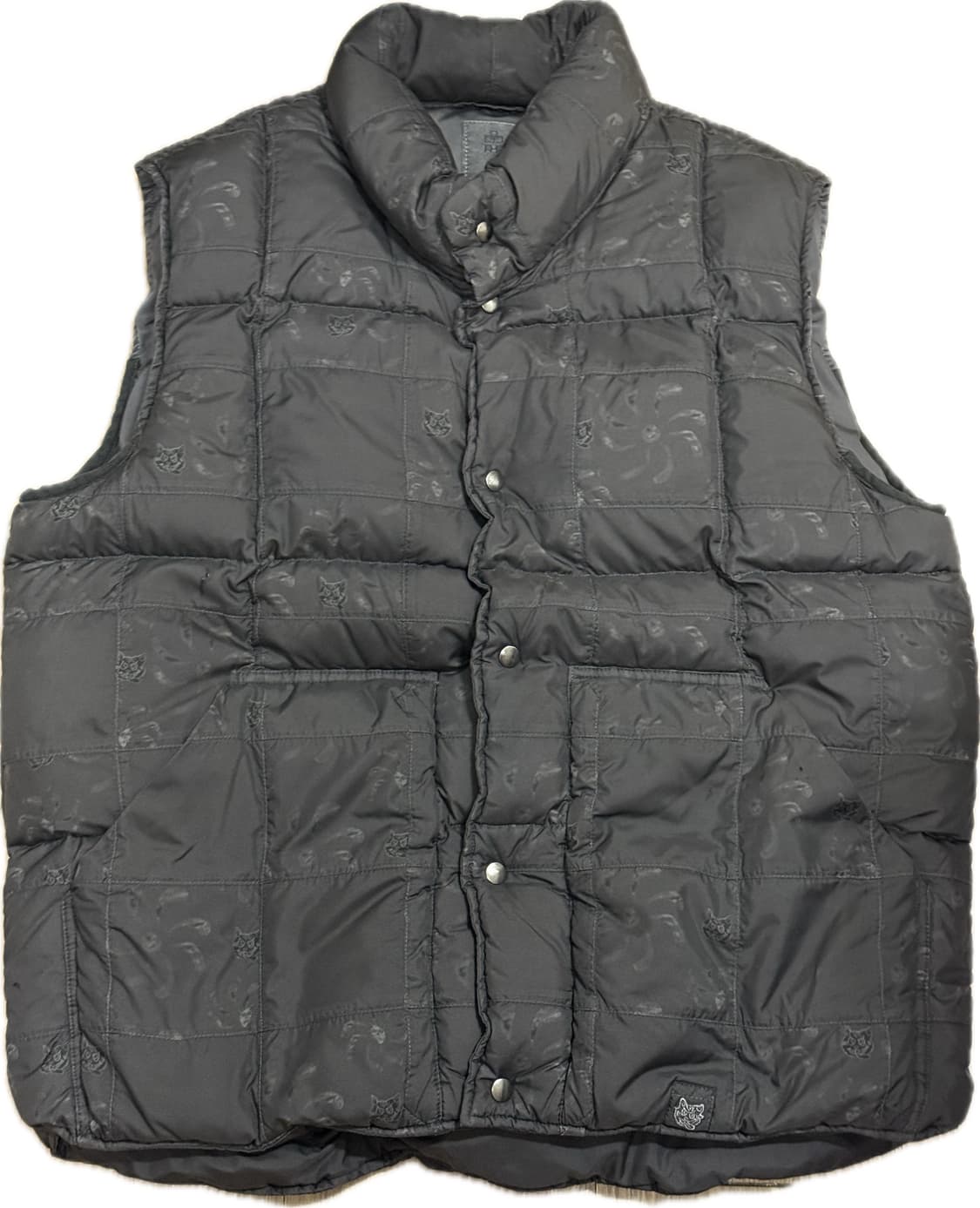 폴리테루 행크 다운 베스트 차콜 브라운 상품이미지3