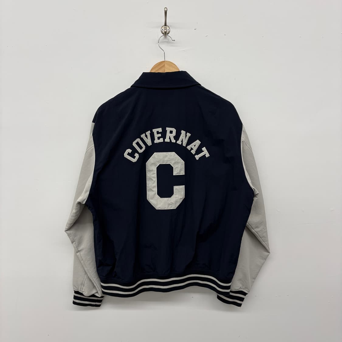 커버낫 네이비 바시티 자켓 L 상품이미지5