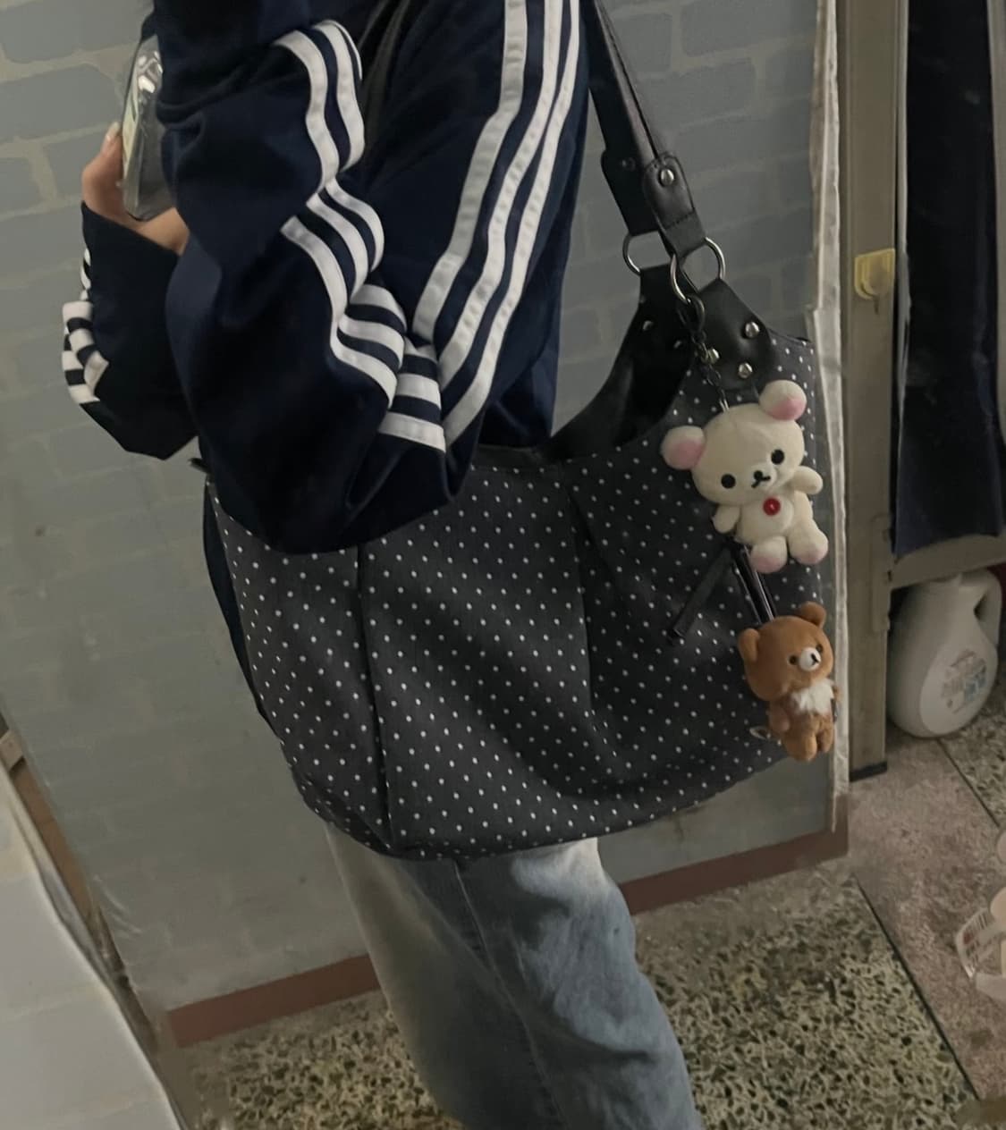 도트 숄더백 상품이미지2