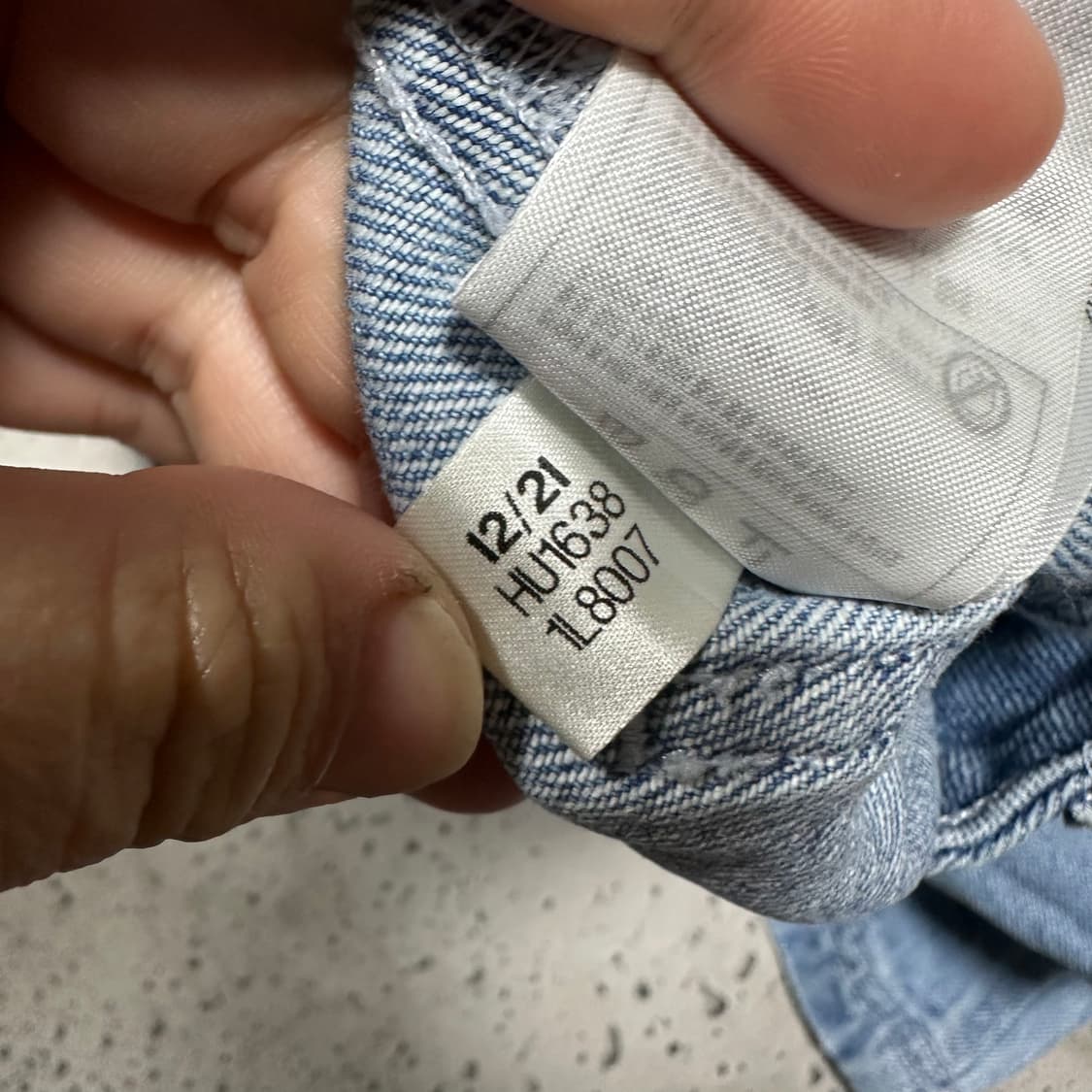 ✨ (바배) 아디다스 오리지널 와이드 데님  팬츠 상품이미지5