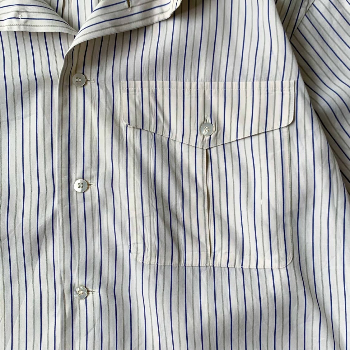 이세이 미야케 원 포켓 스트라이프 셔츠 상품이미지5