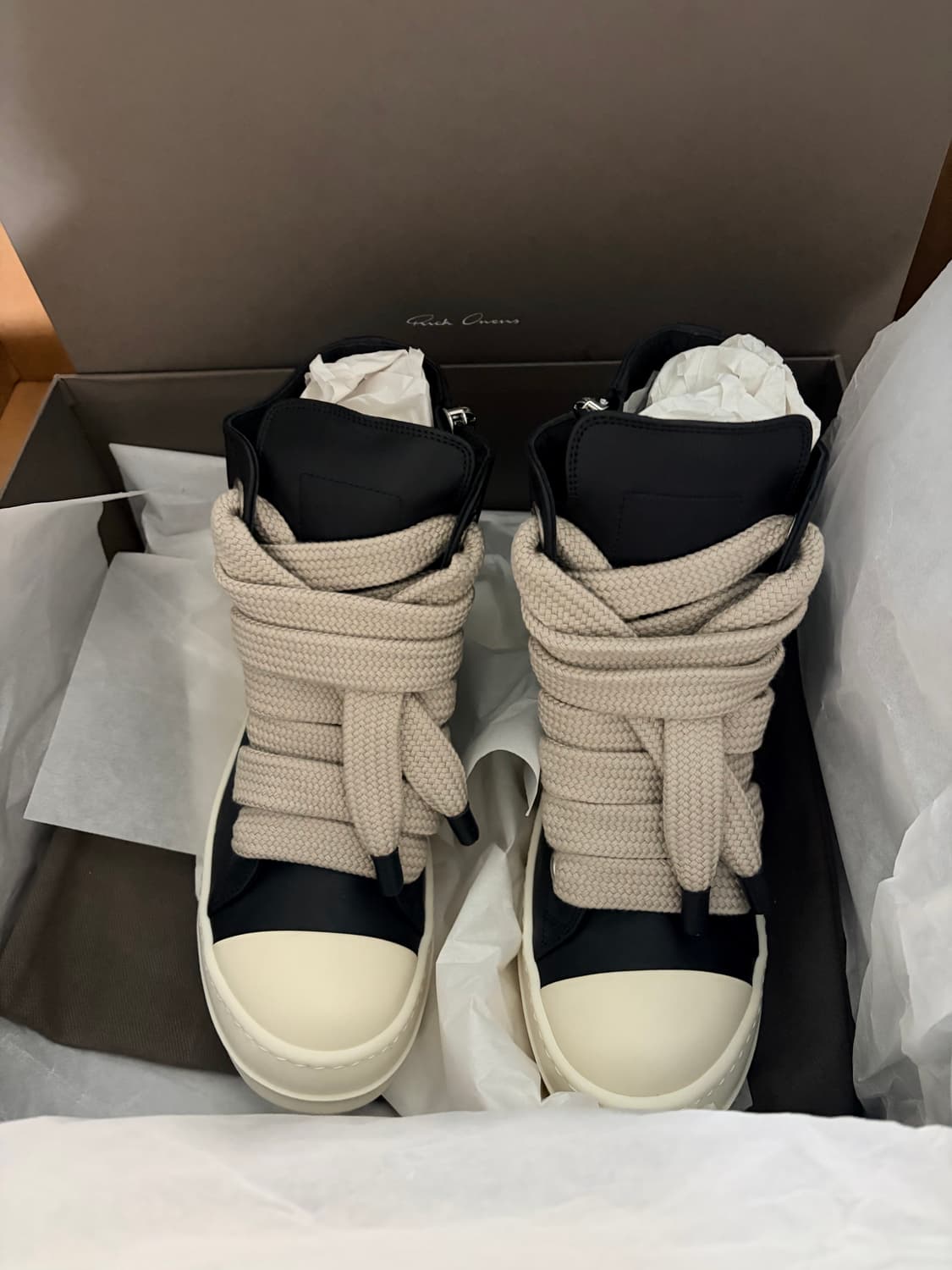 [39] rick owens 릭오웬스 점보레이스 하이탑 스니커즈 상품이미지1