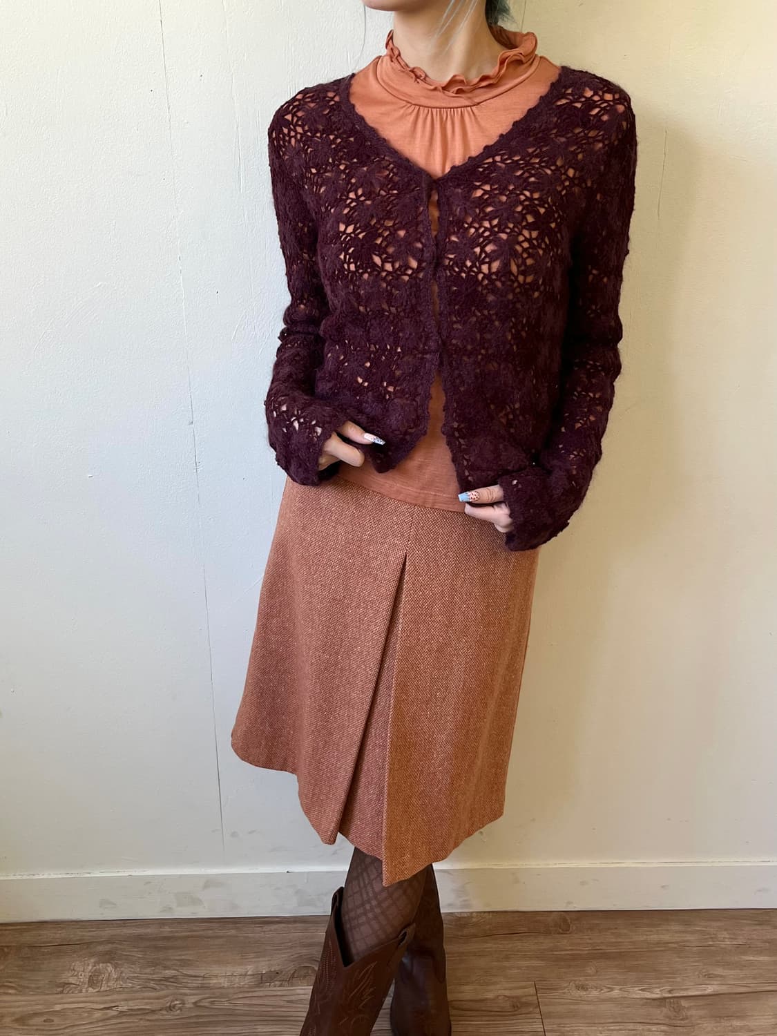 BENETTON 베네통 트위드 스커트 상품이미지6