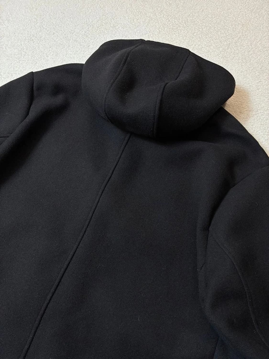 파르티멘토 오버사이즈 멜톤 콘보이 더플 코트 PN6938 상품이미지4