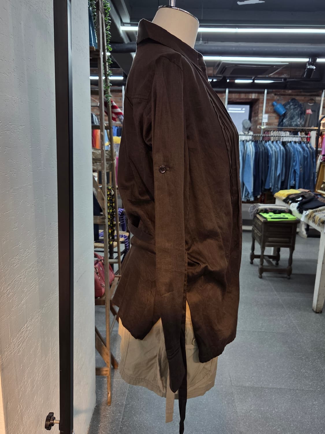 BURBERRY 버버리 초코브라운 긴팔셔츠 상품이미지4