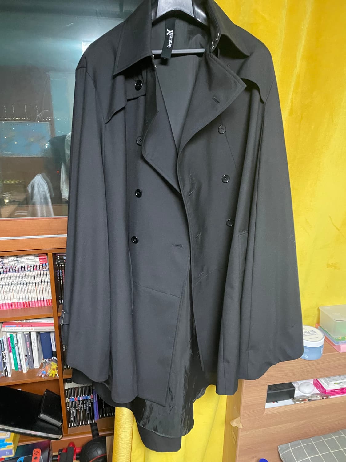 요지 야마모토 개버딘 점보 케이프 클로크 상품이미지3