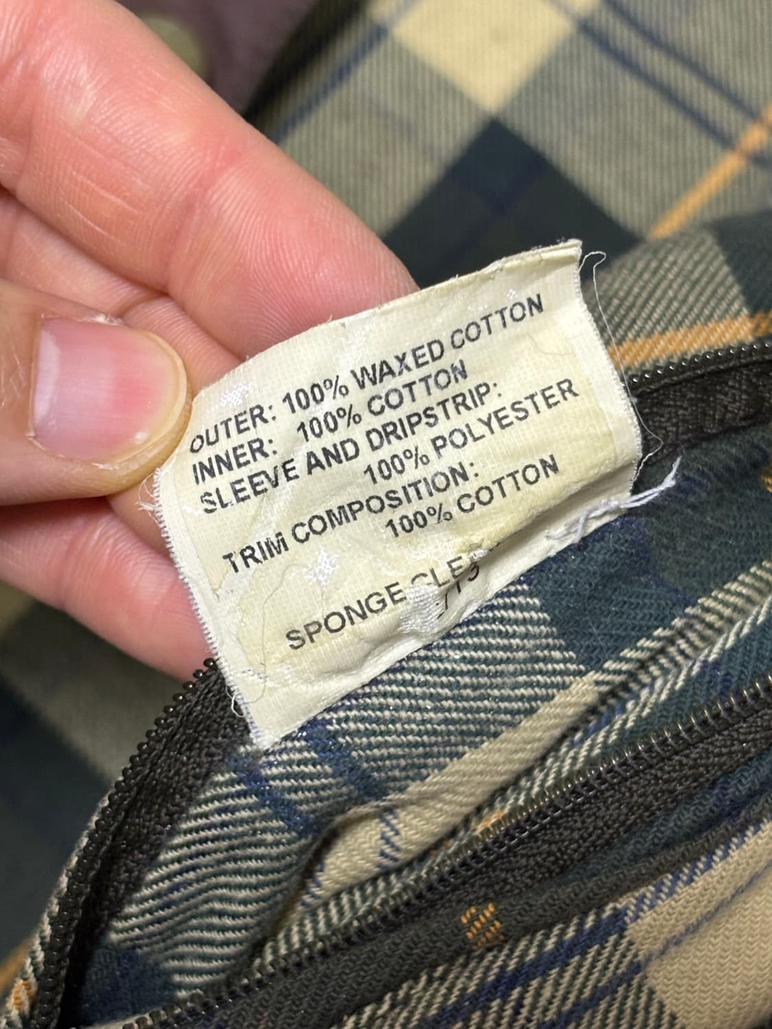 빈티지 barbour 왁스 자켓 여자 상품이미지6
