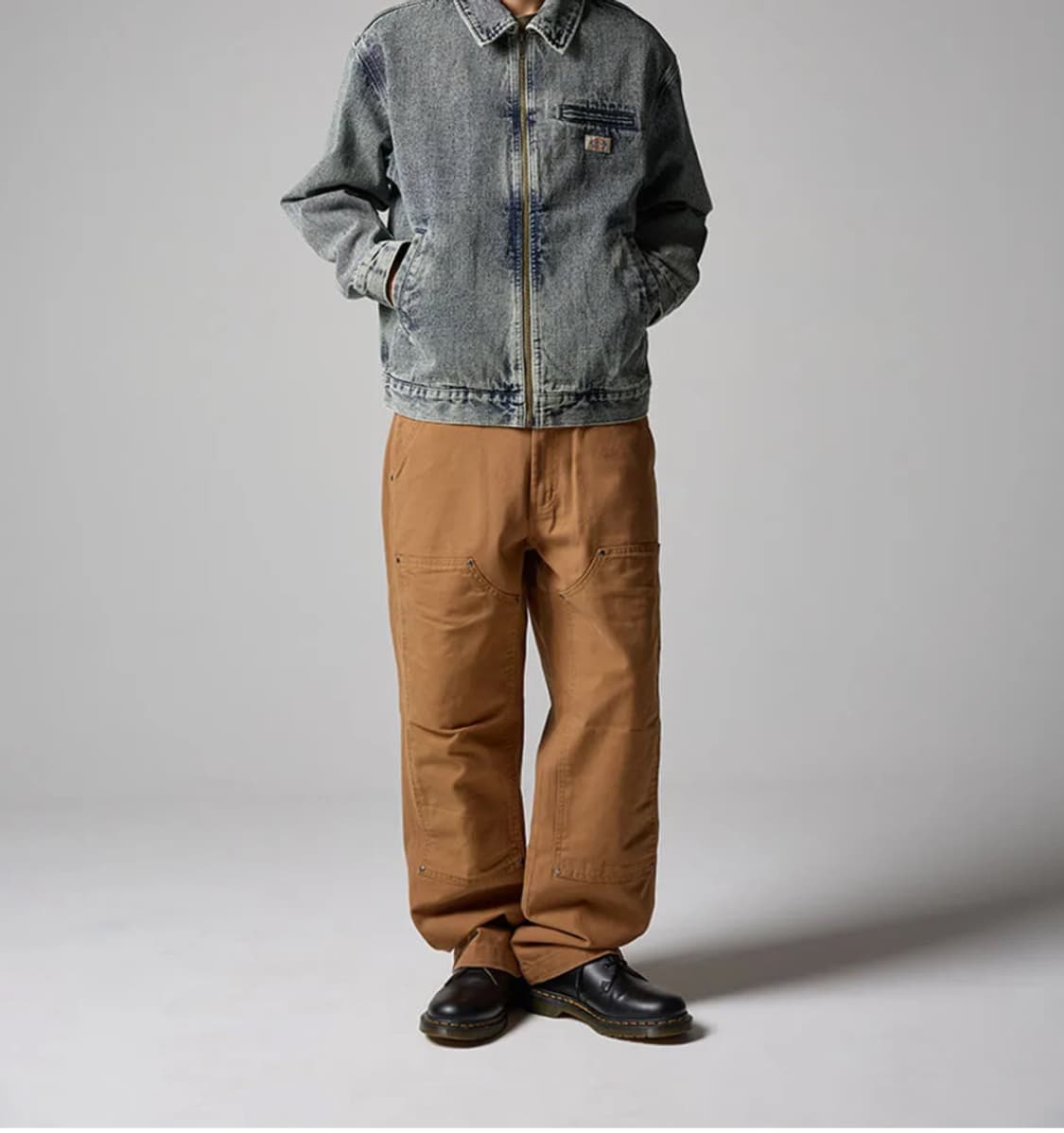 디키즈 스톤워시 덕 캔버스 더블니 팬츠 34 상품이미지2