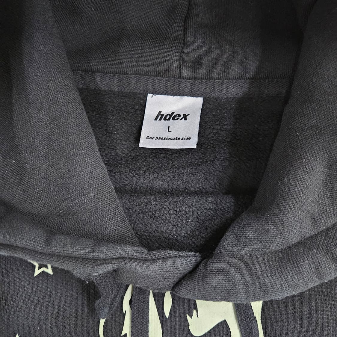 [L] HDEX 에이치덱스 여성 기모 크롭 후드티셔츠 1027JM1 상품이미지2