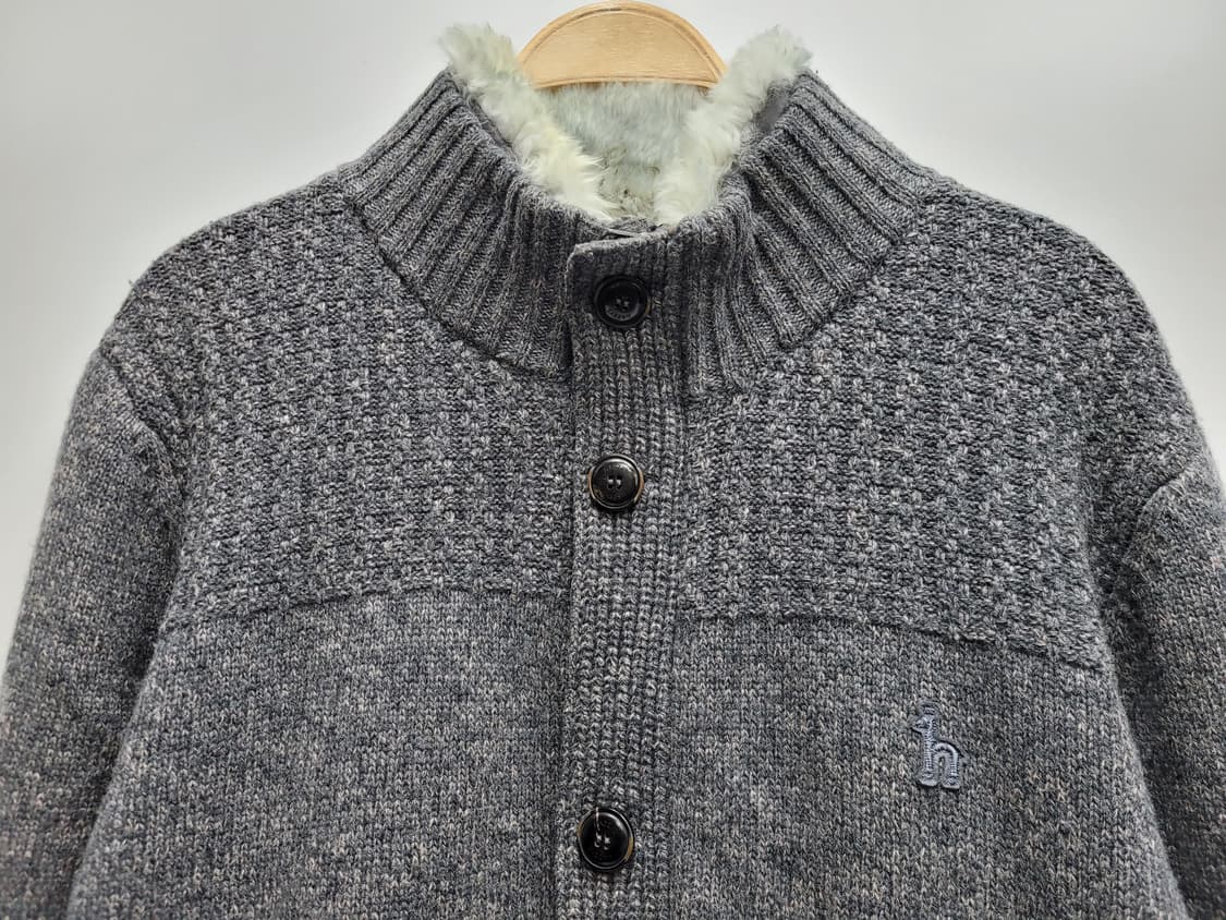 HAZZYS 헤지스 렉스퍼 방풍 울 집업 가디건 / 남 105 진그레이
 상품이미지4