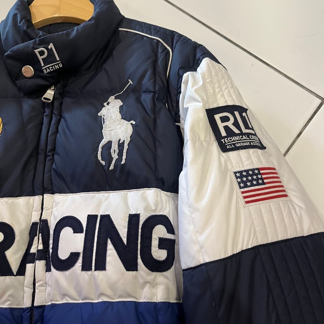 폴로 랄프로렌 빅포니 레이싱 패딩 자켓 점퍼 상품이미지4
