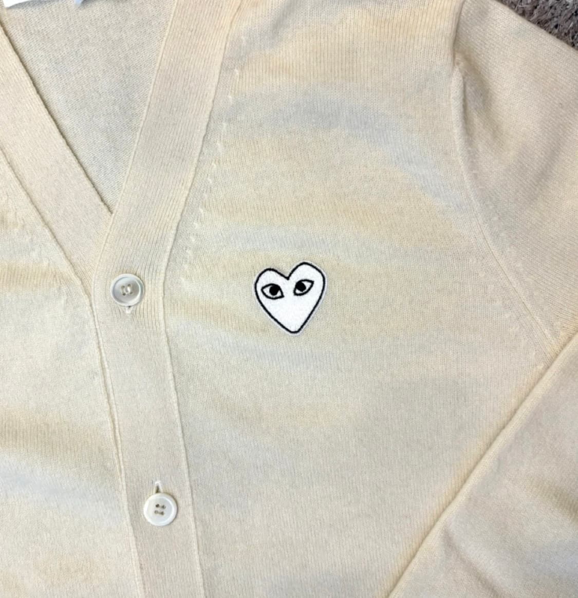 꼼데가르송 가디건 백화점판 상품이미지3