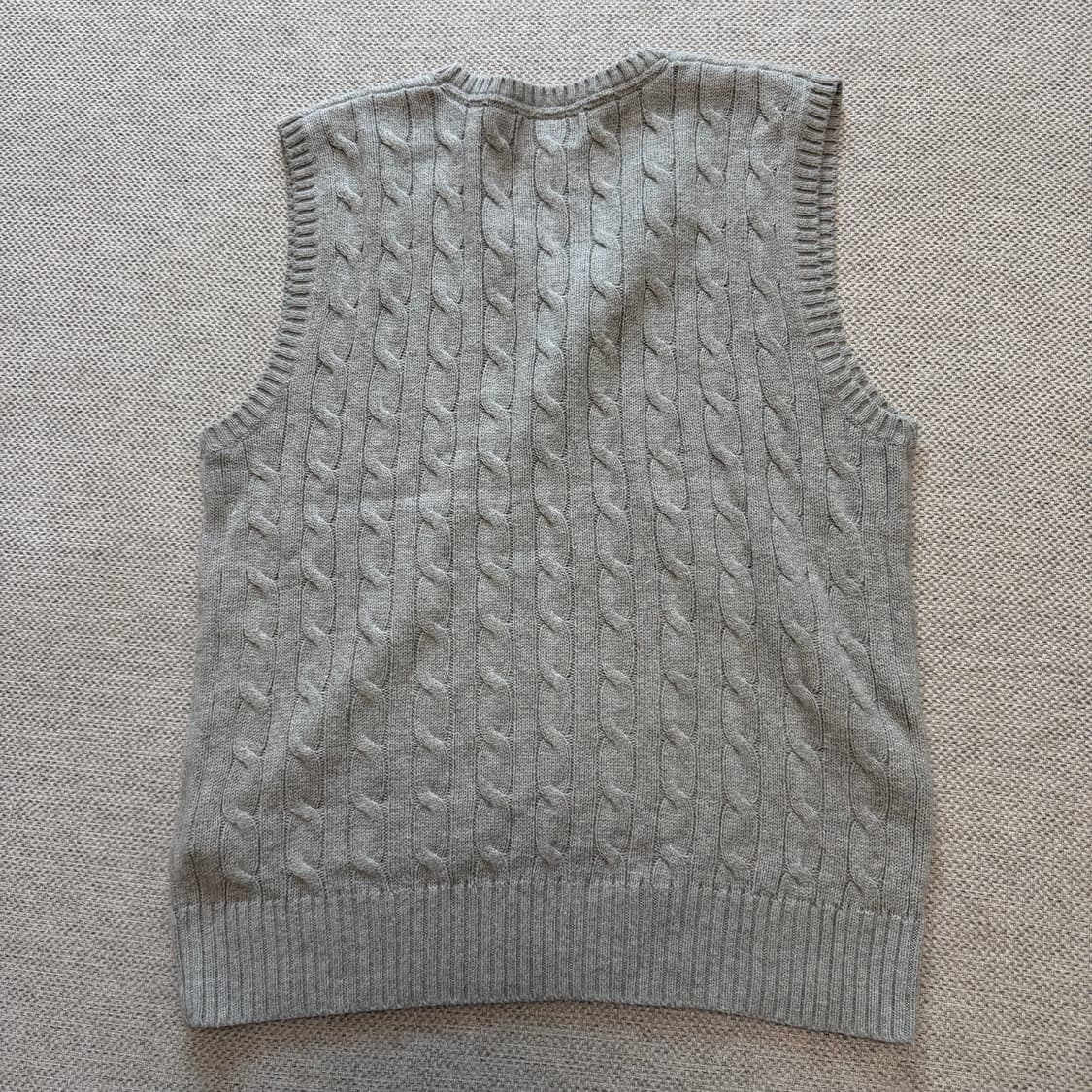 폴로 랄프로렌 케이블 니트 조끼 상품이미지5