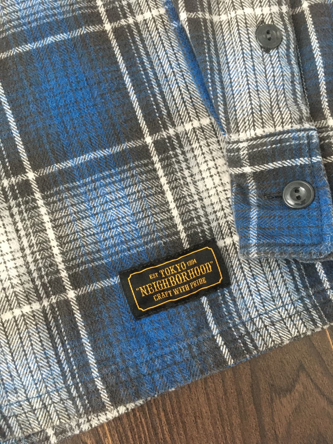 네이버후드 체크셔츠 상품이미지5